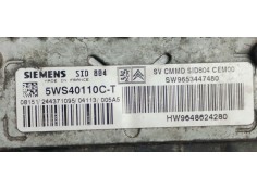 Recambio de centralita motor uce para citroen c3 1.4 hdi exclusive referencia OEM IAM 9653447480  
