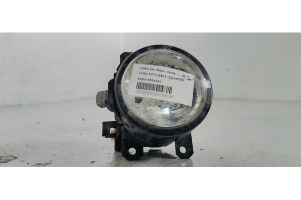 Recambio de faro antiniebla izquierdo para ford ka+ black / white referencia OEM IAM E3B515B243AA  