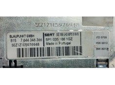 Recambio de sistema audio / radio cd para seat toledo (5p2) 1.9tdi 105 referencia OEM IAM 5P1035186  