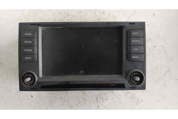 Recambio de pantalla multifuncion para seat leon (5f1) 2.0 tdi referencia OEM IAM 5F0919604  