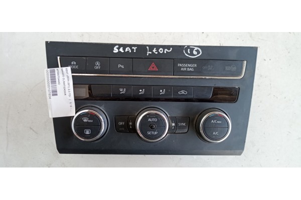 Recambio de mando climatizador para seat leon (5f1) 2.0 tdi referencia OEM IAM 5F0907044AD  