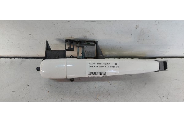 Recambio de maneta exterior trasera derecha para peugeot 5008 allure referencia OEM IAM   