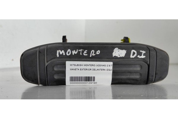 Recambio de maneta exterior delantera izquierda para mitsubishi montero (v20/v40) 2.8 turbodiesel referencia OEM IAM   