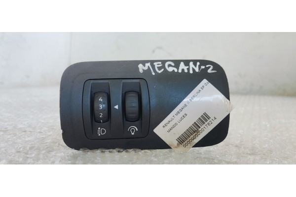 Recambio de mando luces para renault megane ii berlina 5p confort dynamique referencia OEM IAM   