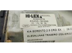 Recambio de elevalunas trasero izquierdo para kia sorento 2.5 crdi ex referencia OEM IAM 834503E000  