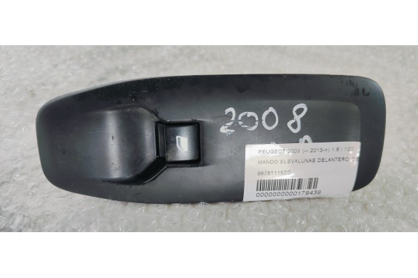 Recambio de mando elevalunas delantero derecho para peugeot 2008 (--.2013) 1.6 i 120 referencia OEM IAM 96751115ZD  