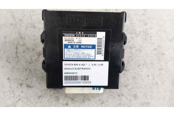 Recambio de modulo electronico para toyota rav 4 (a2) 2.0 16v cat referencia OEM IAM 8963042010  