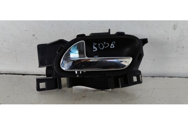 Recambio de maneta interior trasera izquierda para peugeot 5008 allure referencia OEM IAM 9683446877  
