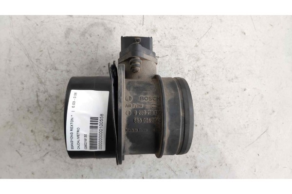Recambio de caudalimetro para ssangyong rexton 2.7 turbodiesel cat referencia OEM IAM 0280218130 6650943048 