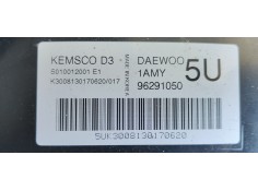 Recambio de centralita motor uce para chevrolet matiz 0.8 cat referencia OEM IAM 96291050  