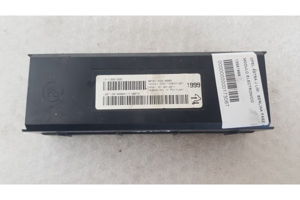 Recambio de modulo electronico para opel astra j lim. berlina fase 1 referencia OEM IAM 13581999  