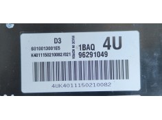 Recambio de centralita motor uce para chevrolet matiz 0.8 cat referencia OEM IAM 96291049  