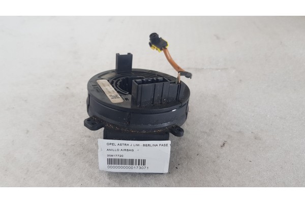 Recambio de anillo airbag para opel astra j lim. berlina fase 1 referencia OEM IAM 20817720  