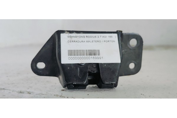 Recambio de cerradura maletero / porton para ssangyong rodius 2.7 xdi 165 referencia OEM IAM   