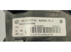 Recambio de faro antiniebla izquierdo para seat ibiza iv berlina 1.2 tdi 75 fap referencia OEM IAM 6J9941701A  