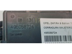 Recambio de cerradura maletero / porton para opel zafira b edition ´´111 jahre´´ referencia OEM IAM 495058724  