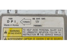 Recambio de centralita airbag para chevrolet matiz 0.8 cat referencia OEM IAM 96644505  