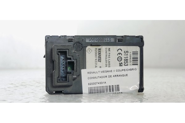 Recambio de conmutador de arranque para renault megane ii coupe/cabrio luxe dynamique referencia OEM IAM 8200074331A  