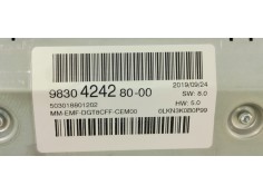 Recambio de pantalla multifuncion para peugeot 3008 1.5hdi 130 fap referencia OEM IAM 9830424280  