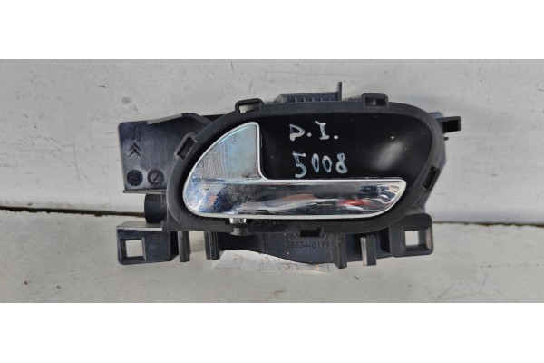 Recambio de maneta interior delantera izquierda para peugeot 5008 allure referencia OEM IAM 9683446877  