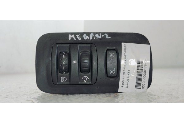 Recambio de mando luces para renault megane ii coupe/cabrio luxe dynamique referencia OEM IAM   