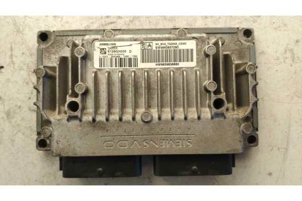 Recambio de centralita cambio automatico para peugeot 206 cc 1.6 16v cat referencia OEM IAM S126024205D SW9663857280 HW965983868