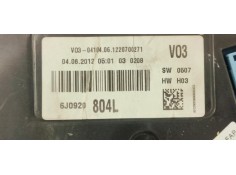 Recambio de cuadro instrumentos para seat ibiza iv berlina 1.6tdi 90 fap referencia OEM IAM 6J0920804L  