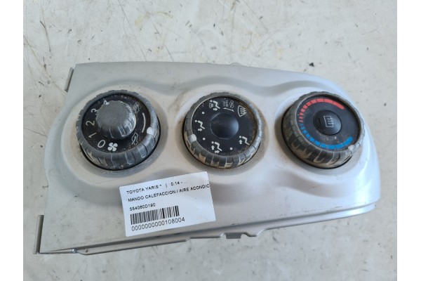 Recambio de mando calefaccion / aire acondicionado para toyota yaris referencia OEM IAM 554060D190  