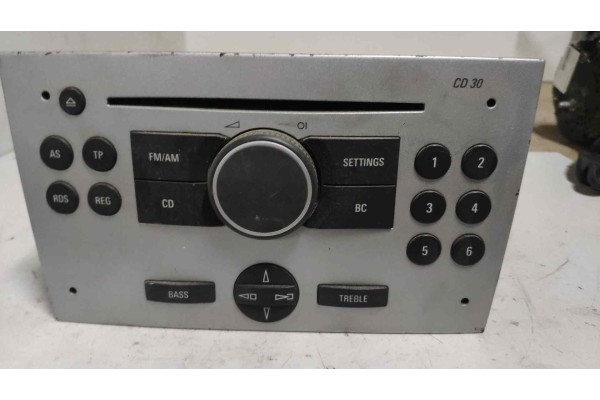 Recambio de sistema audio / radio cd para opel meriva 1.7 16v cdti referencia OEM IAM 7644222317 13190855MD 