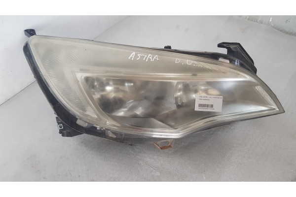 Recambio de faro derecho para opel astra j lim. 1.3 cdti 95 fap referencia OEM IAM   