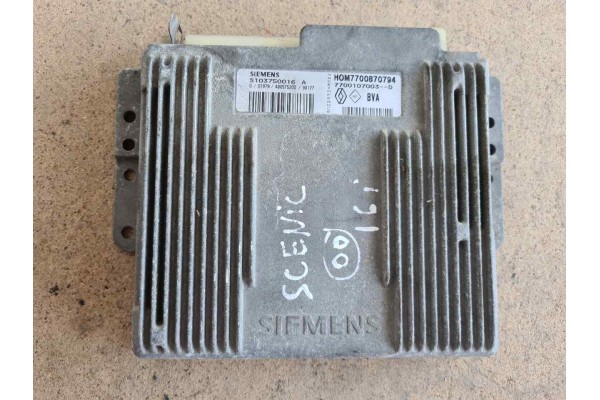 Recambio de centralita motor uce para renault scenic (ja..) 1.6 16v referencia OEM IAM 7700107003 HOM7700870794 7700107003