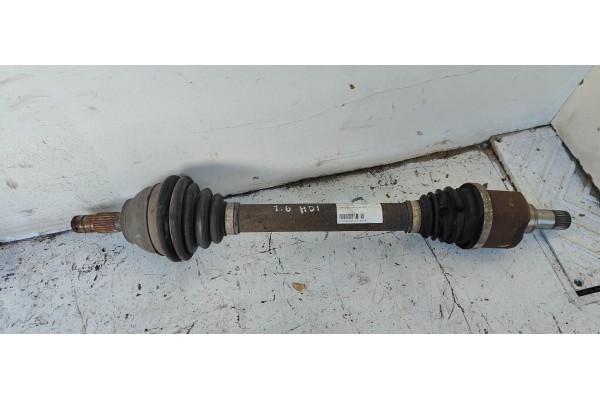 Recambio de transmision delantera izquierda para peugeot 5008 1.6 hdi fap referencia OEM IAM   