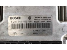 Recambio de centralita motor uce para renault scenic ii 1.9 dci diesel referencia OEM IAM 0281011549 8200391966 
