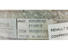Recambio de compresor aire acondicionado para renault scenic ii confort authentique referencia OEM IAM 8200309193  