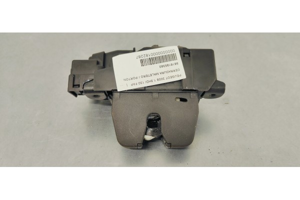 Recambio de cerradura maletero / porton para peugeot 3008 1.5hdi 130 fap referencia OEM IAM 9816195380  