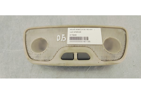 Recambio de luz interior para volvo xc90 2.4 d5 163 4x4 referencia OEM IAM 9178936  