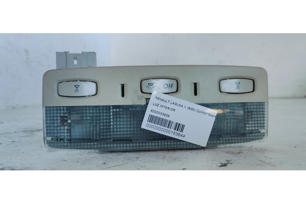 Recambio de luz interior para renault laguna ii (bg0) confort expression referencia OEM IAM 8200033829  