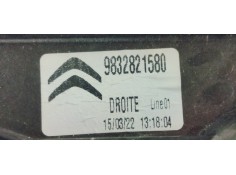 Recambio de elevalunas delantero derecho para citroen c4 berlina 1.5 hdi 130 fap referencia OEM IAM 9832821580  