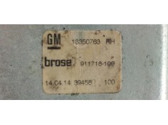 Recambio de elevalunas trasero derecho para opel astra j lim. selective referencia OEM IAM 13350763RH  