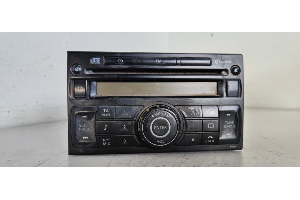 Recambio de sistema audio / radio cd para nissan qashqai (j10) 1.5 dci turbodiesel cat referencia OEM IAM 28185JD00A  
