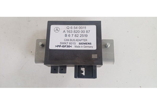 Recambio de centralita check control para mercedes-benz clase m (w163) 430 (163.172) referencia OEM IAM A1638200087  