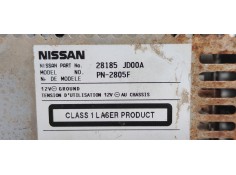 Recambio de sistema audio / radio cd para nissan qashqai (j10) 1.5 dci turbodiesel cat referencia OEM IAM 28185JD00A  