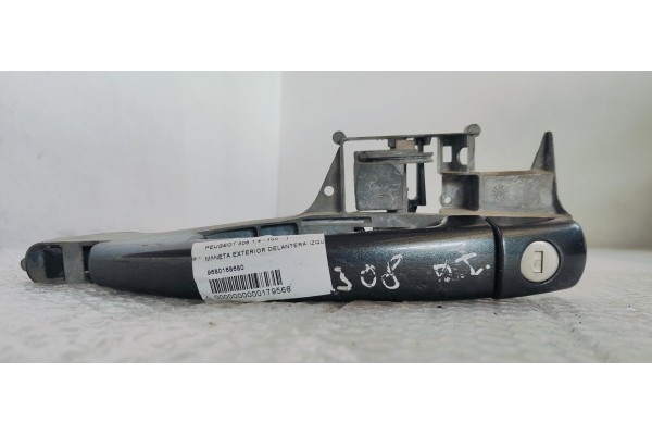 Recambio de maneta exterior delantera izquierda para peugeot 308 1.4 i 100 referencia OEM IAM 9680168680  