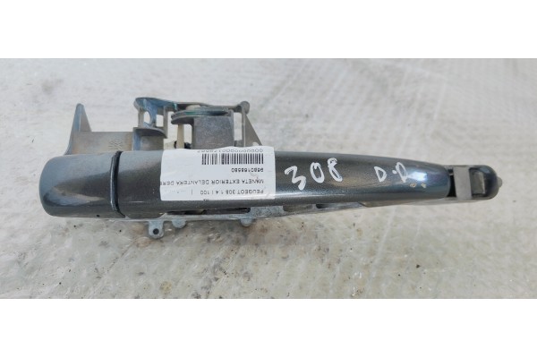 Recambio de maneta exterior delantera derecha para peugeot 308 1.4 i 100 referencia OEM IAM 9680168580  