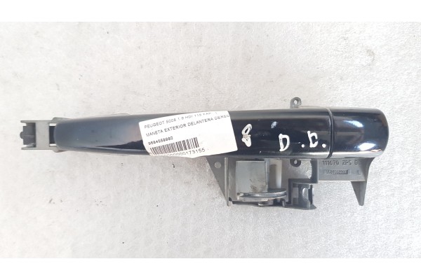 Recambio de maneta exterior delantera derecha para peugeot 5008 1.6 hdi 115 fap referencia OEM IAM 9684559980  