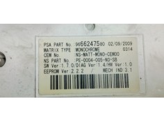 Recambio de cuadro instrumentos para peugeot 5008 1.6 hdi 110 fap referencia OEM IAM 9666247580  