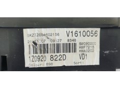 Recambio de cuadro instrumentos para skoda octavia combi (1z5) 2.0 tdi 140 referencia OEM IAM 1Z0920822D  