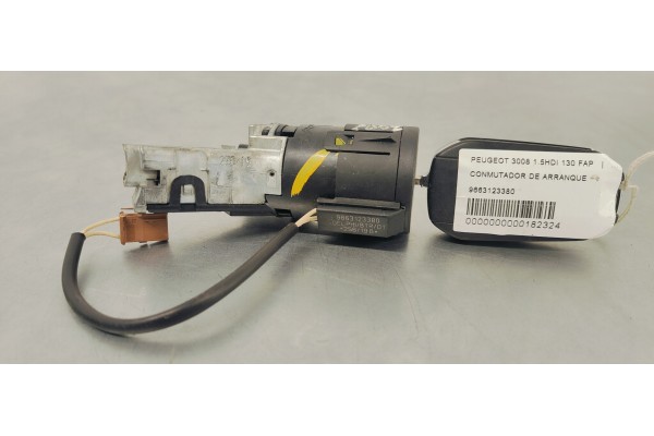 Recambio de conmutador de arranque para peugeot 3008 1.5hdi 130 fap referencia OEM IAM 9663123380  