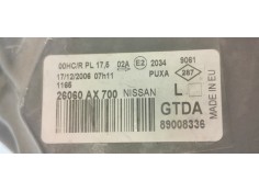 Recambio de faro izquierdo para nissan micra (k12e) city (d) referencia OEM IAM   