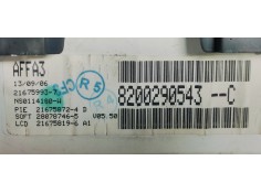 Recambio de pantalla multifuncion para renault laguna ii (bg0) confort expression referencia OEM IAM 8200290543C  